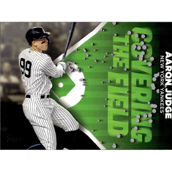 2024 Topps Covering the Field #CTF-2 Aaron Judge New York Yankees Official MLB Baseball Trading Card