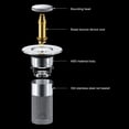 thumbnail image 3 of Tapón De Desagüe Para Fregadero De Baño, Filtro De Drenaje De Fregadero Emergente De Ajuste Ajustado, Reemplazo Universal Fácil De Instalar Para El Hogar, 3 of 7