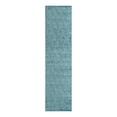 thumbnail image 2 of Unique Loom Outdoor Trellis Textured Collection Area Rug - Spatial (2' x 8' Runner Aqua/Ivory), 2 of 6