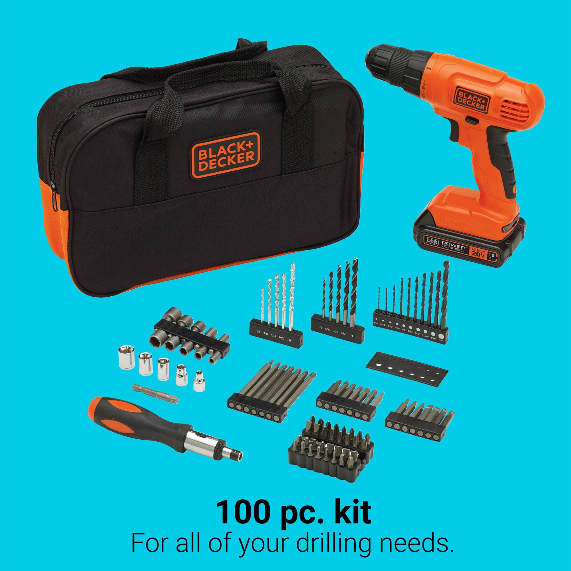 Black and decker drill and driver set hotsell