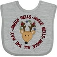 thumbnail image 3 of Inktastic Jingle Bells Boys or Girls Baby Bib, 3 of 4