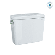 TOTO Drake 1.28 GPF Toilet Tank with WASHLET+ Auto Flush Compatibility, Cotton White - ST776EA#01