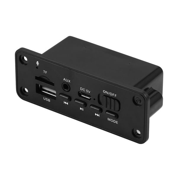 Placa Decodificadora De Reproductor De Mp3 Con Bluetooth 5,0, Altavoz De 2X3W, Módulo De Radio Fm Para Coche, 5V, Tf, Usb, Audio Auxiliar Para Manos Libres De Coche seitruly VI006775-00