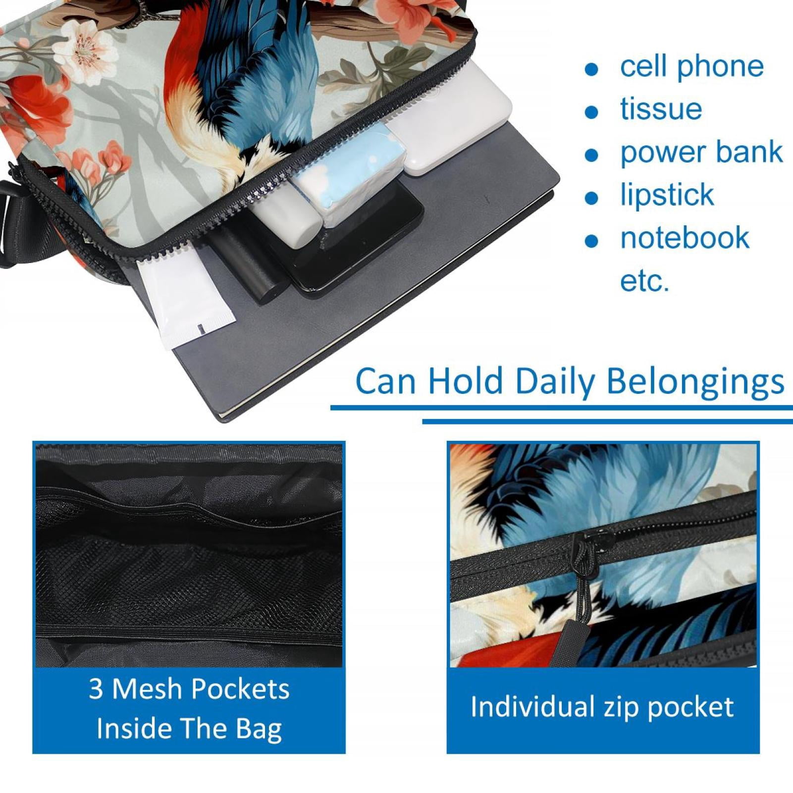 Woodpecker Fanny Packs Running Belt Belt Bag Lightweight Adjustable with Extension Strap Unisex