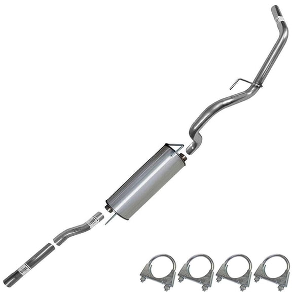 Northeastern Exhaust Extension, Intermediate, Muffler & Tail Pipe Kit Fits 2004-2008 Ford F-150 4.6L 5.4L 133" WB - Direct Fit | Stainless Steel