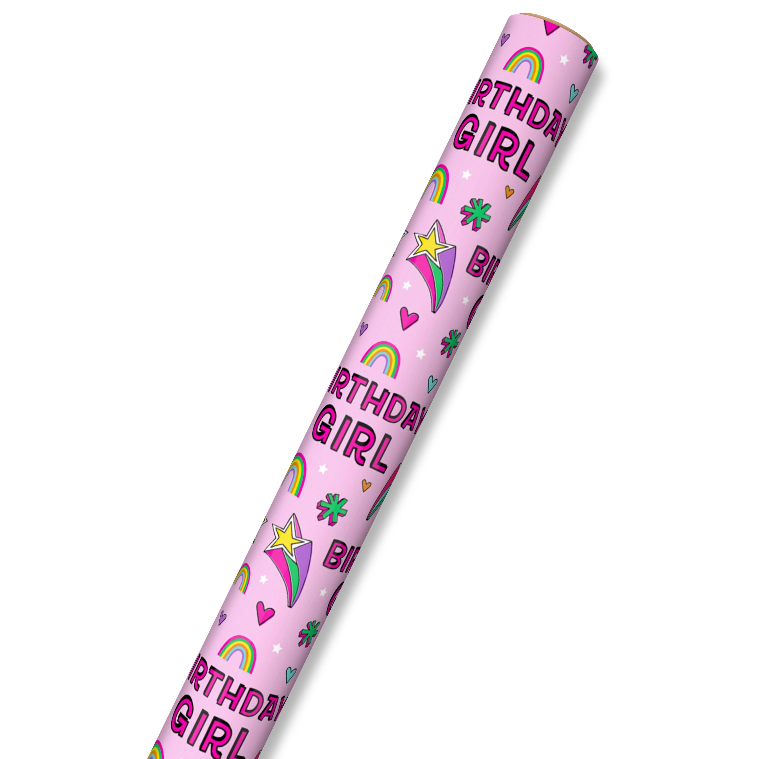 Hallmark Wrapping Paper (Birthday Girl Pink)