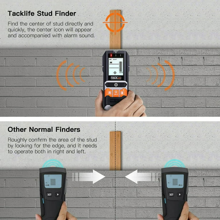 Detector de pared avanzado Tacklife DMS05 por 22,53€ en oferta flash, antes  39,99€.