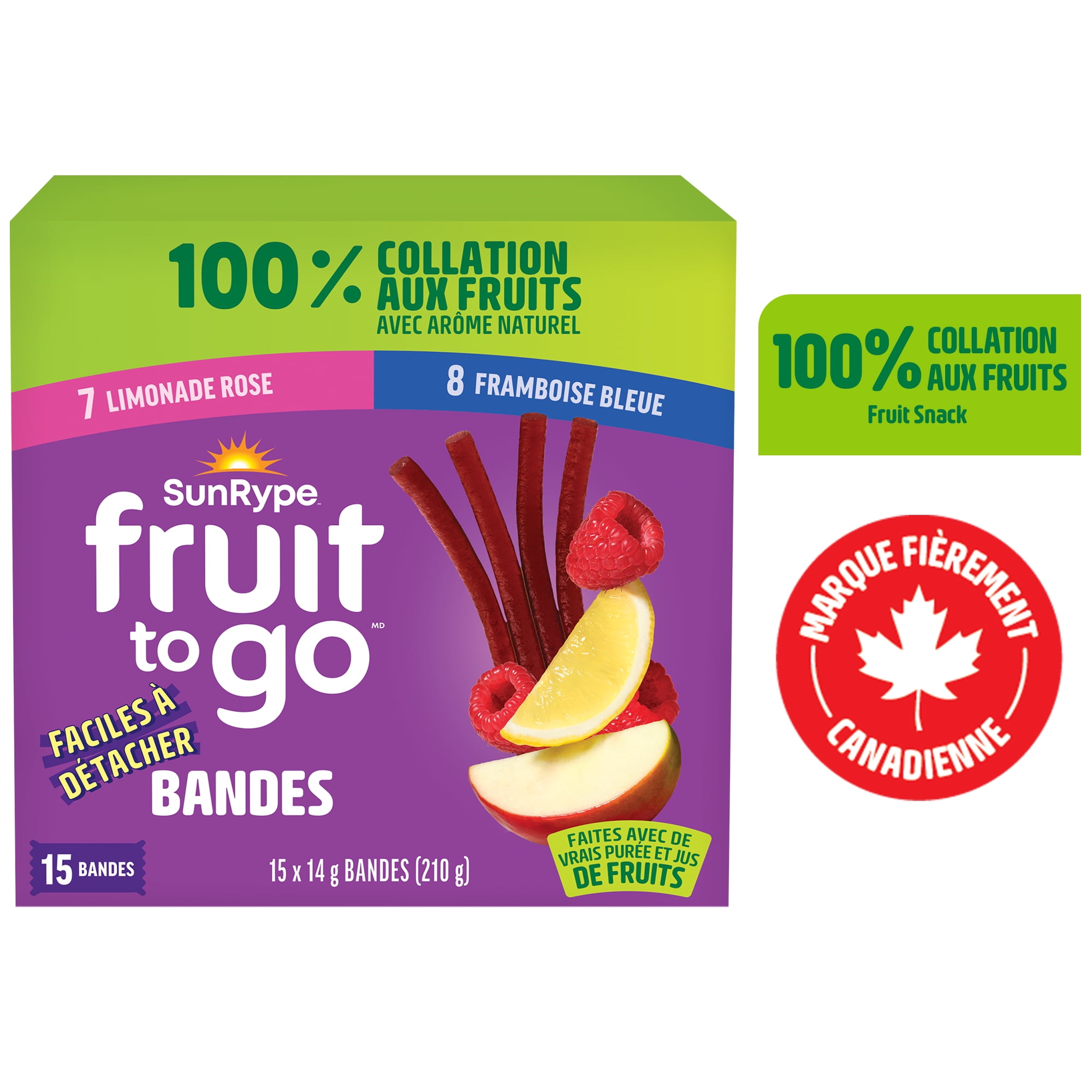 SunRype Fruit to Go Fun Flavours 100% Fruit Snack
