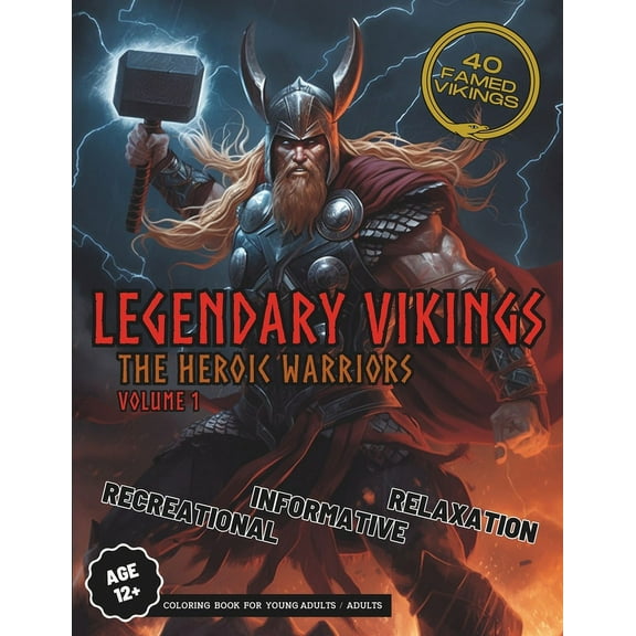 Legendary Vikings Coloring Book