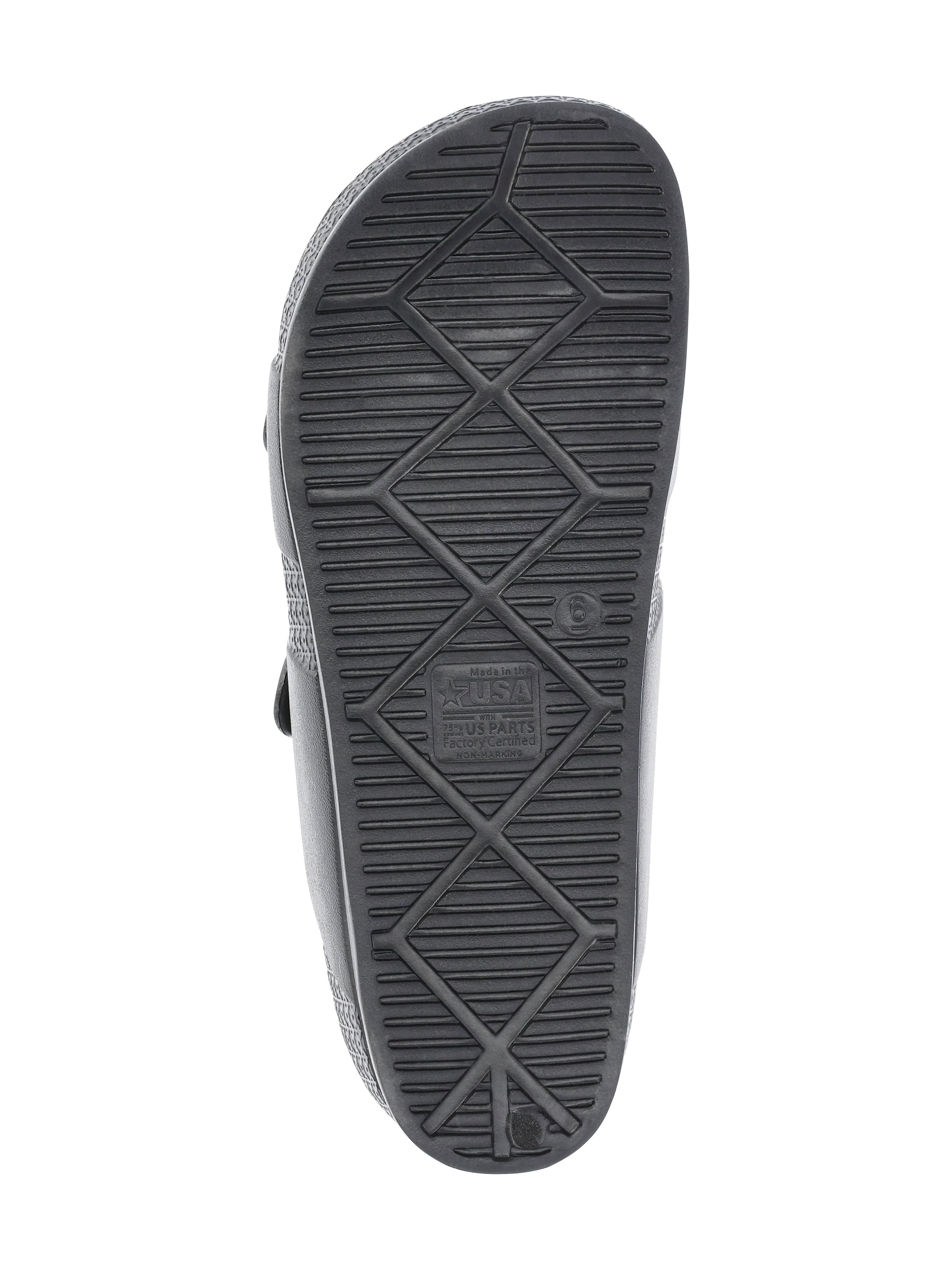 No Boundaries Women's Two Buckle Slide Sandals