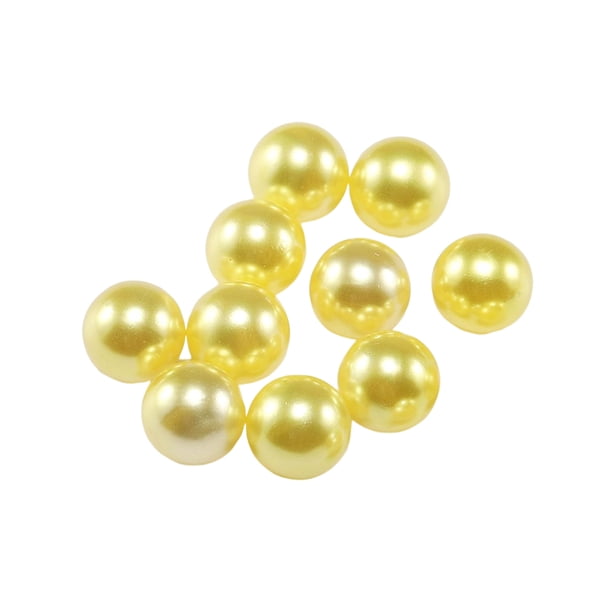 Qarigey 400 unids/set collar pendientes de perlas artificiales perlas de simulación joyería DIY manualidades accesorios Ropa, zapatos y accesorios Miscelánea Amarillo Qarigey AP015545-01B