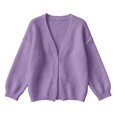 thumbnail image 4 of Endives Cardigan Sweaters for Women Oversized Chunky Open-Front Batwing Long Sleeve Knit Cardigan Sweater Coat Loose Fall M, 4 of 4