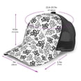 thumbnail image 2 of Lsque Snake Printed Trucker Hat - Baseball Cap for Men Women - Breathable Mesh Side, Adjustable Fit - for Casual Wear, 2 of 7