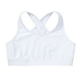 thumbnail image 3 of ZDHoor Girls Sports Ballet Dance Active Crop Tops Spaghetti Shoulder Straps CrissCross Back Tank Tops White-A 8, 3 of 6
