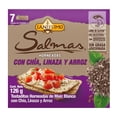 thumbnail image 1 of Tostadas de maíz Salmas horneadas con chía linaza y arroz 7 paquetes con 3 pzas c/u, 1 of 4