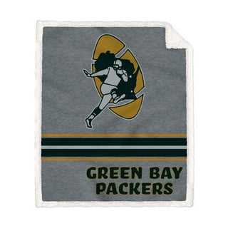 Green Bay Packers Strobe Sherpa Throw Blanket 50 x 60 – Green