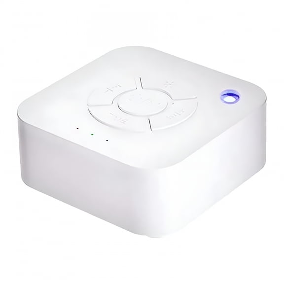 GJX White Noise Machine Baby Sleep Sound Machine Plays 9 Sounds Kids Sleep Beauty Instrument White