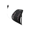 thumbnail image 4 of Cojín de soporte shamjiam para la cubierta del asiento del camión del automóvil grano de madera Malla transpirable soporte ajustable Negro, 4 of 8