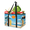 Multicolor 2, variant on CURLYOOT Nautical Beachy Reusable Grocery Bag, Foldable Shopping Tote Bag with Reinforced Handles, Large Kitchen Grocery Bags for Shopping Groceries Picnic