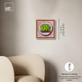 thumbnail image 5 of Avocado Toast Canvas Trendy Kitchen Art by Art Remedy, Gold Frame, 12" x 12", 5 of 7