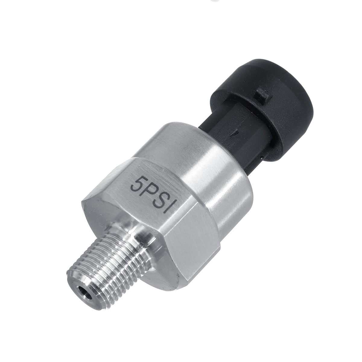 1 Pack DC 5V Stainless Steel Thread Pressure Transducer Sender Sensor with Cable for Oil Fuel Air Gas Water 100PSI 1/8NPT Thread Pressure Transducer 1 Pack DC 5V Stainless Steel Thread Pressure Transducer Sender Sensor with Cable for Oil Fuel Air Gas Water 100PSI 1/8NPT Thread Pressure Transducer