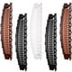 thumbnail image 1 of 6 Piezas Marrón Blanco Negro Pinzas de Plátano Peines para Remachador Plátanos Pinza de Pelo Grande Vintage para Pinzas de Plátano Gruesas Set para Mujeres Accesorios para el Cabello Elegantes para Co, 1 of 4
