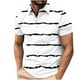 thumbnail image 1 of Camisas de Manga Corta de los Hombres Impresión Botón Cuello de Vuelta Casual Blusa Poliéster, Camisa de Moda para los Hombres Al Aire Libre Uso Diario, 1 of 4