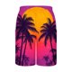 thumbnail image 4 of Pantalones Cortos Casuales para Hombre Imprimir con Bolsillos Pantalones de Playa de Cintura Elástica, Pantalones Cortos de Cintura Elástica para Hombre, 4 of 9