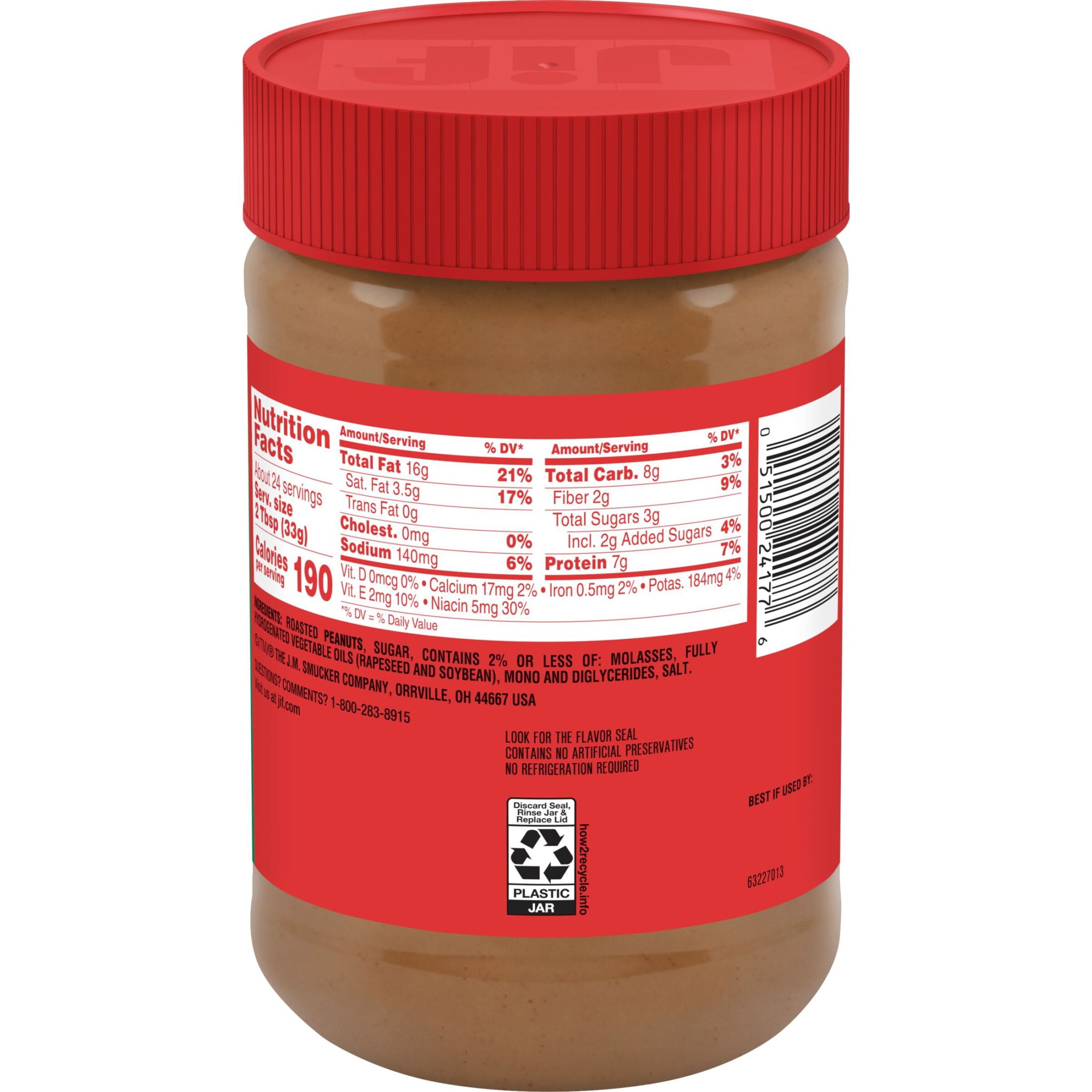 Jif Creamy Peanut Butter, 28-oz Jar
