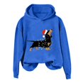 thumbnail image 2 of Cute Dog Christmas Hoodies for Women 2025 Long Sleeve Puppy Graphic Hooded Sweatshirt for Dog Lovers Pullover Tops, 2 of 6