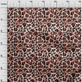 thumbnail image 2 of oneOone Cotton Poplin Dark Peach Fabric Giraffe Animal Skin Sewing Material Print Fabric By The Yard 42 Inch Wide, 2 of 4
