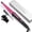 Magenta, variant on Hair Curling Wand, 0.5-1Inch Tapered Curling Iron, Professional Ceramic Hair Curler Wand with Heat-Resistant Glove, Dual  ()