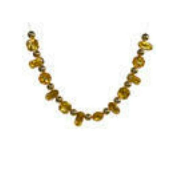 Vickerman MT233408 6 ft. Jewel Garland, Gold