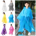 thumbnail image 3 of Unisex New Rain Gear Non-disposable Full Body Thickening Durable Kids Raincoat One-Piece Raincoat Reusable Poncho Rain Coat GREY, 3 of 8