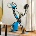 thumbnail image 2 of Soozier Vélo d'Exercice Pliant 3 en 1 avec Résistance Magnétique à 8 Niveaux, Bleu, 2 of 10