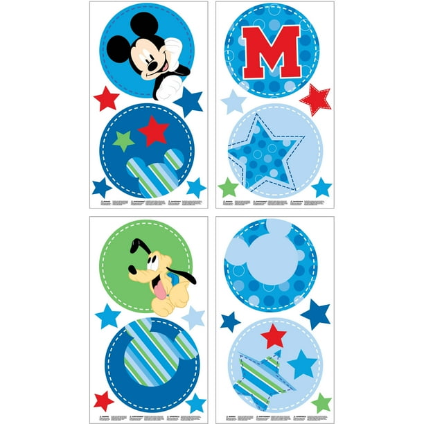 Featured image of post Mickey Mouse Wall Decals Walmart Package of 4 mickey mouse sticker sheets