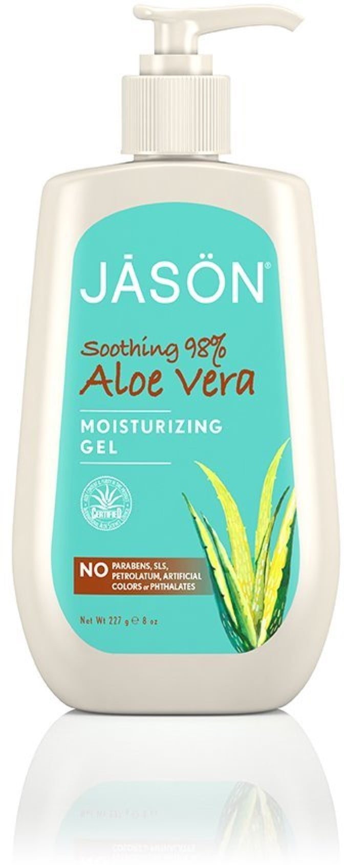 Jason Aloe Vera 98, Moisturizing Gel 8 oz (Pack of 2)