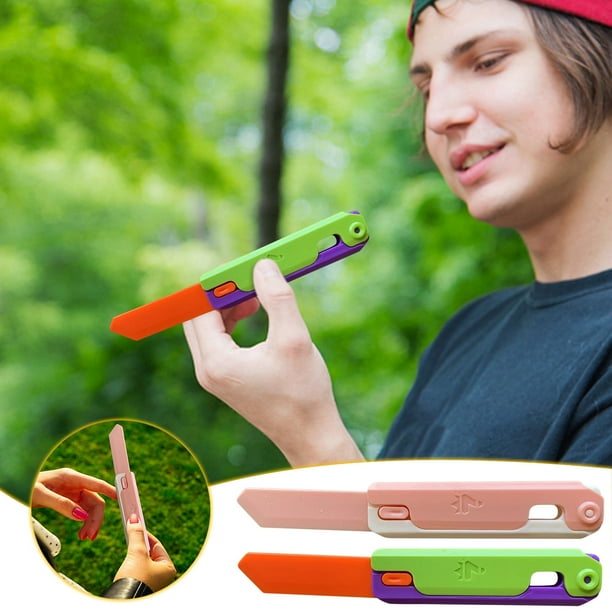Cuchillo antiestrés XOAIHY Gravity Fidget: juguete antiestrés para adultos y niños, regalo genial de descompresión para hombres y mujeres