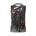 thumbnail image 7 of Mens Berserk Tank Top Summer Sleeveless Shirts for Men Quick Dry Gym Workout T Shirts Men's Athletic Tank Tops, 7 of 7
