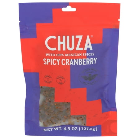 (Pack of 6), Chuza Spicy Dry Cranberry, 4.5oz