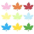 thumbnail image 1 of Unique Bargains Maple Leaf Cutouts Paper Leaves, Colorful Leaf Cutout for Classroom Decoration, 108 Pack, 1 of 8