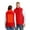Red, variant on Plus Size Heated Vest for Men and Women Sleeveless Winter Heating Jacket with 2 Zones 3-Temperature Control Wireless USB Electric Warm Vest Coat