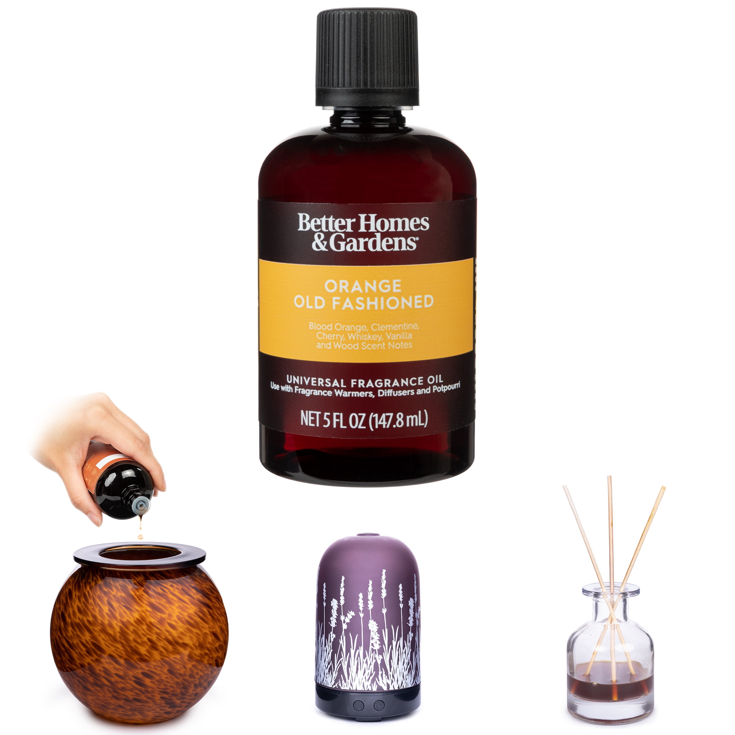 Better Homes and Gardens Universal Fragrance Oil, Orange Old Fashioned, 5 fl oz