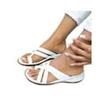 thumbnail image 1 of Rockomi Womens Wedge Sandals Ring Toe Slippers Sandals Comfy Shoes Slides Slipper, 1 of 4