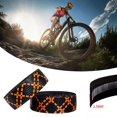 thumbnail image 5 of 2Pcs Comfortable Bikes Handlebars Tape Bicycles Handlebar Tape Shock Absorption Cyclings Handle Wrap Road Bikes Accessory white red, 5 of 5