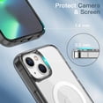 thumbnail image 6 of JETech Magnetic Case for iPhone 14 Plus 6.7-Inch Compatible with MagSafe Wireless Charging, Shockproof Phone Bumper Cover, Anti-Scratch Clear Back (Black), 6 of 7