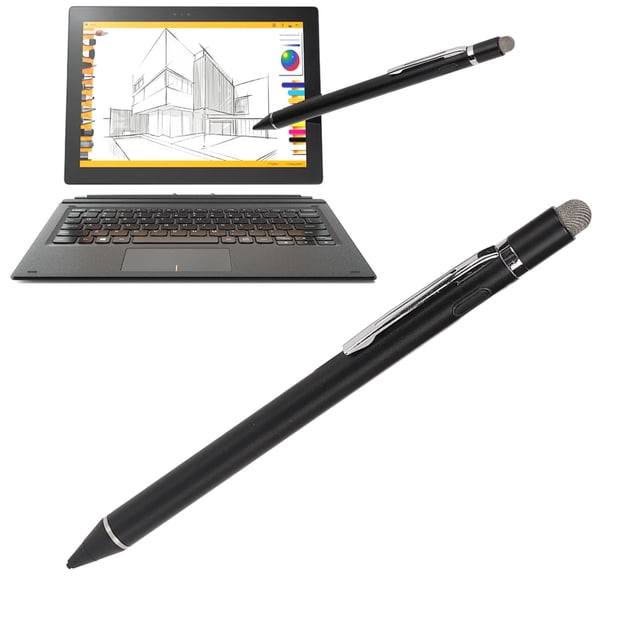 Stylet capacitif, stylet portable, large applicabilité pour tablette blanc, noir