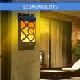 thumbnail image 4 of Outdoor Solar Flame Light LED Wall Light, 4 of 4