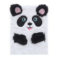 thumbnail image 1 of Cuaderno de felpa, cuaderno de piel sintética para niños, diario con patrón de panda, cuaderno de tapa dura, escritura, 1 of 1