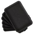 thumbnail image 4 of EASTIN 6pcs Rectangular Plant Saucers Plastic Plant Saucers Planter Drip Tray Flower Pot Saucers, 4 of 5